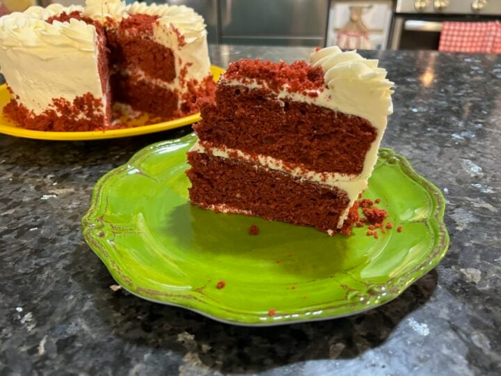 red velvet cake from white cake mix