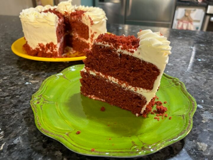 red velvet cake from white cake mix