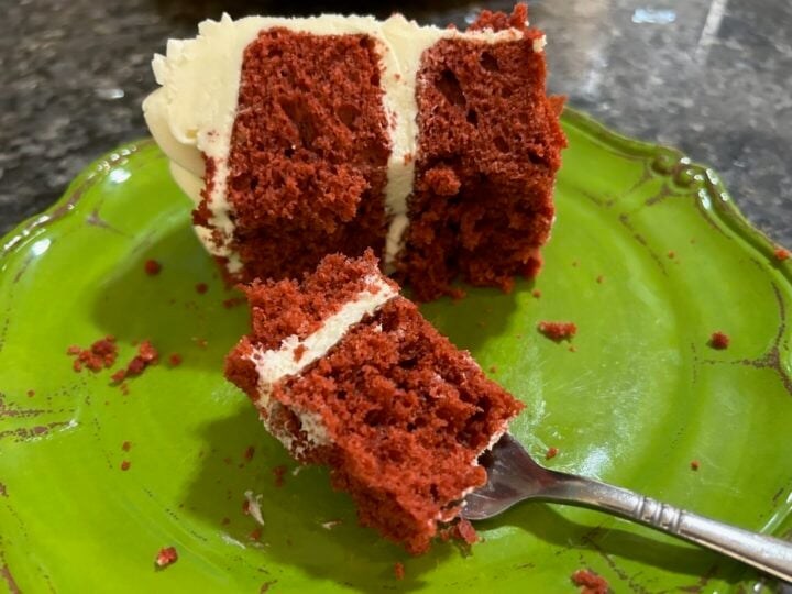 red velvet cake from white cake mix