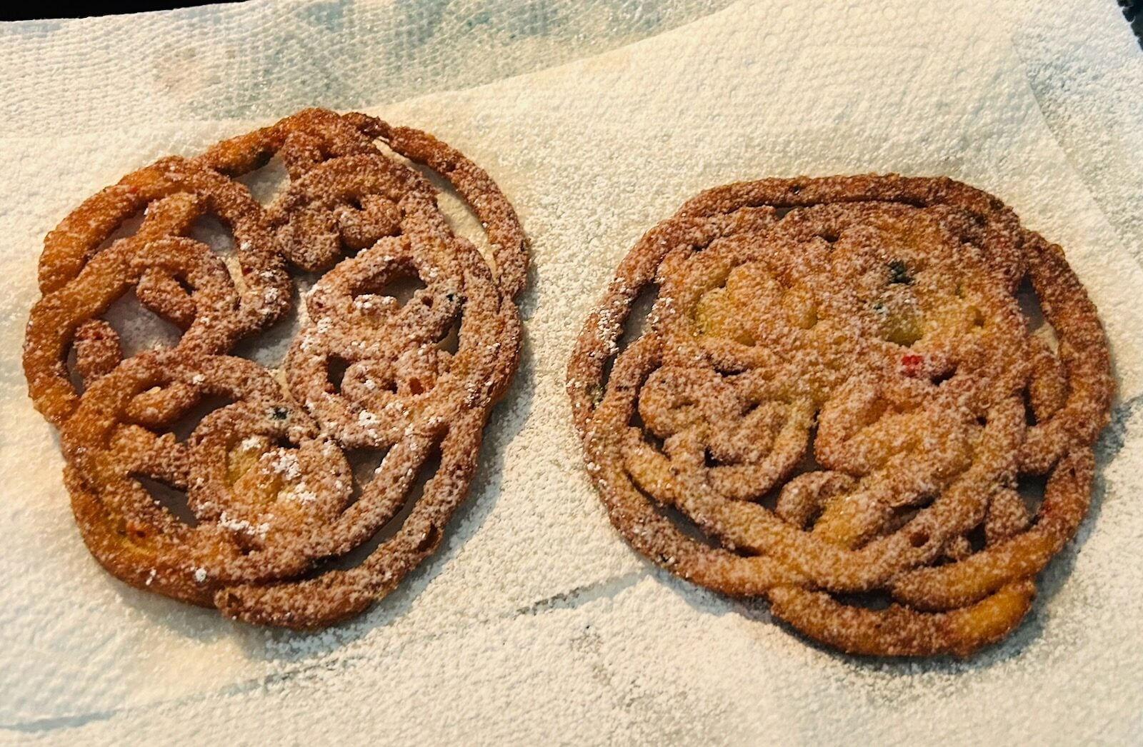 cake mix funnel cakes