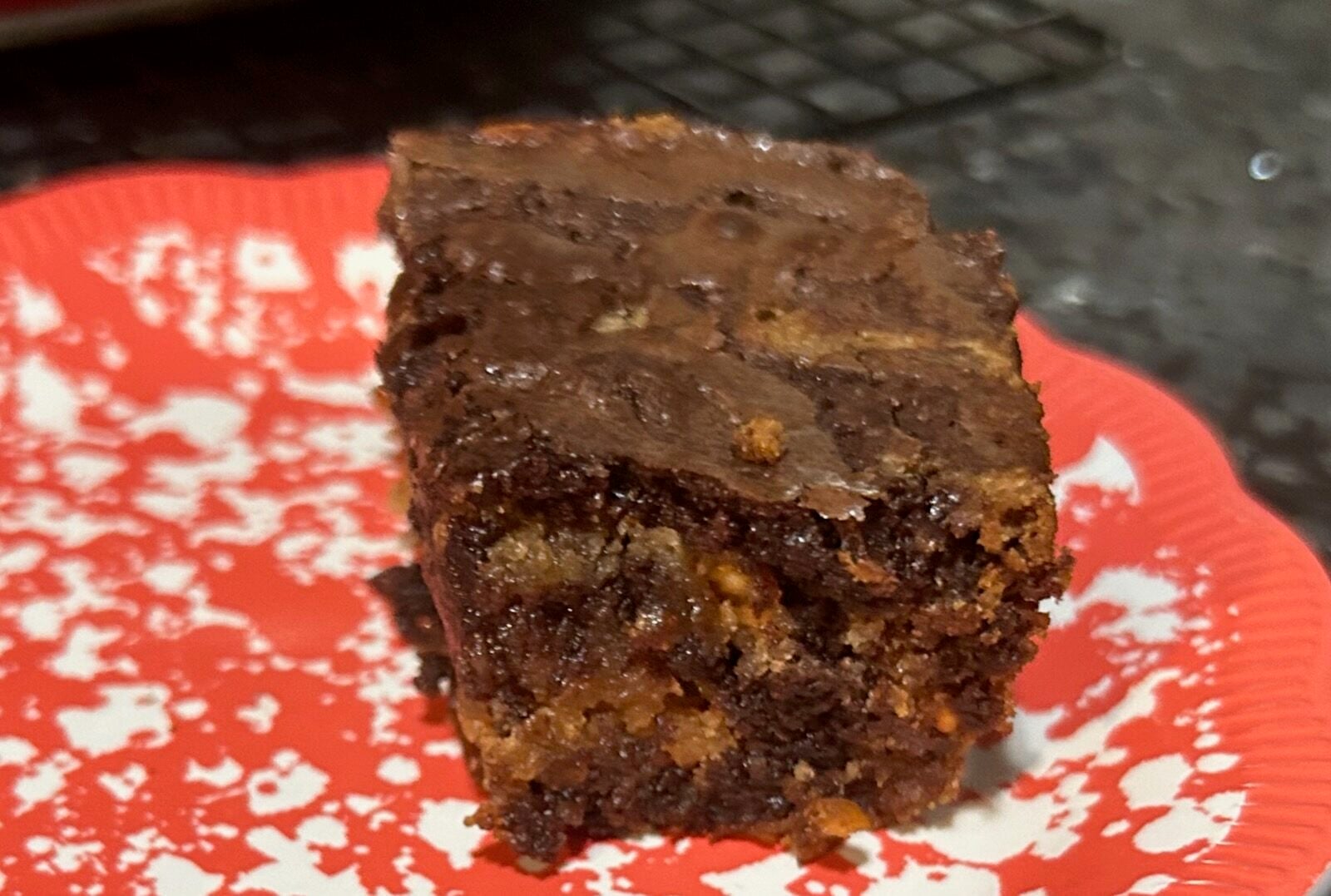 Snickers Cookie Dough Brownies sliced