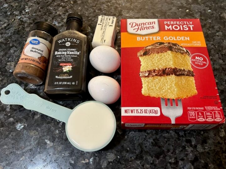 cake mix donut ingredients