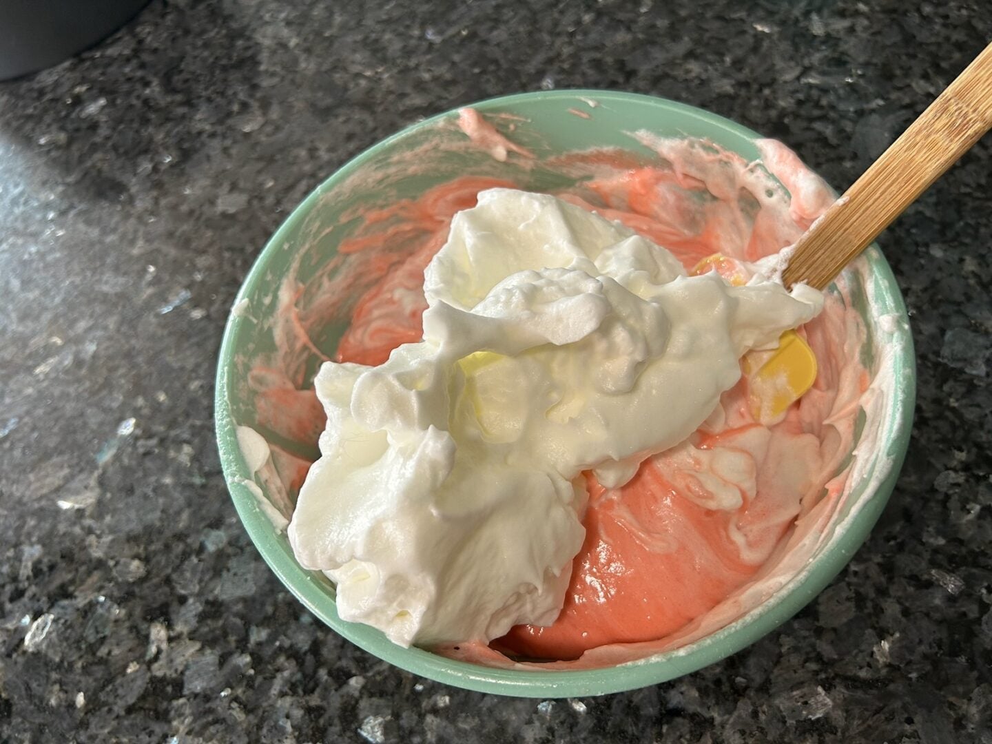 Strawberry Chiffon Cake batter