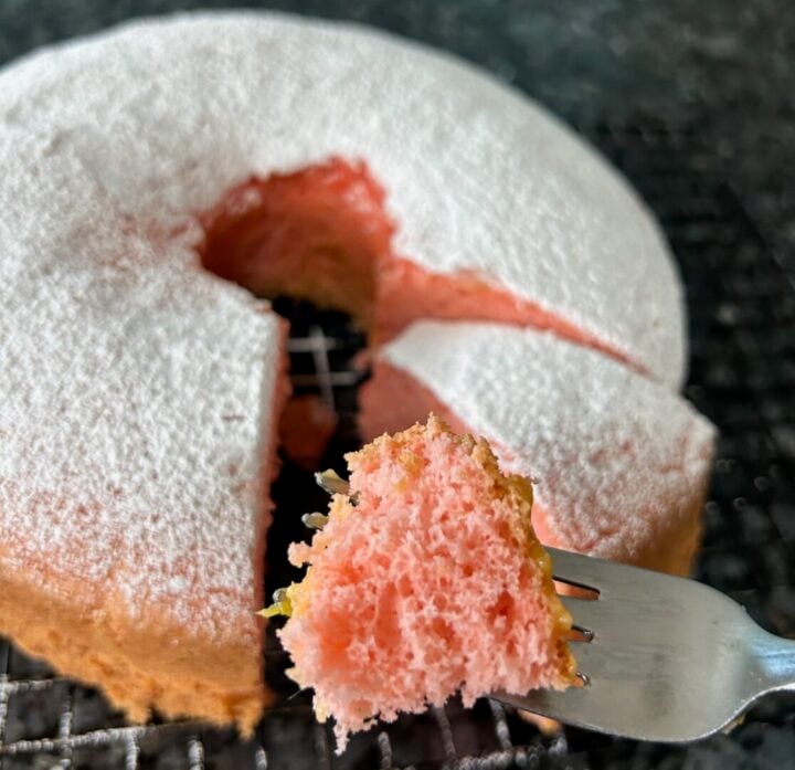 Strawberry Chiffon Cake