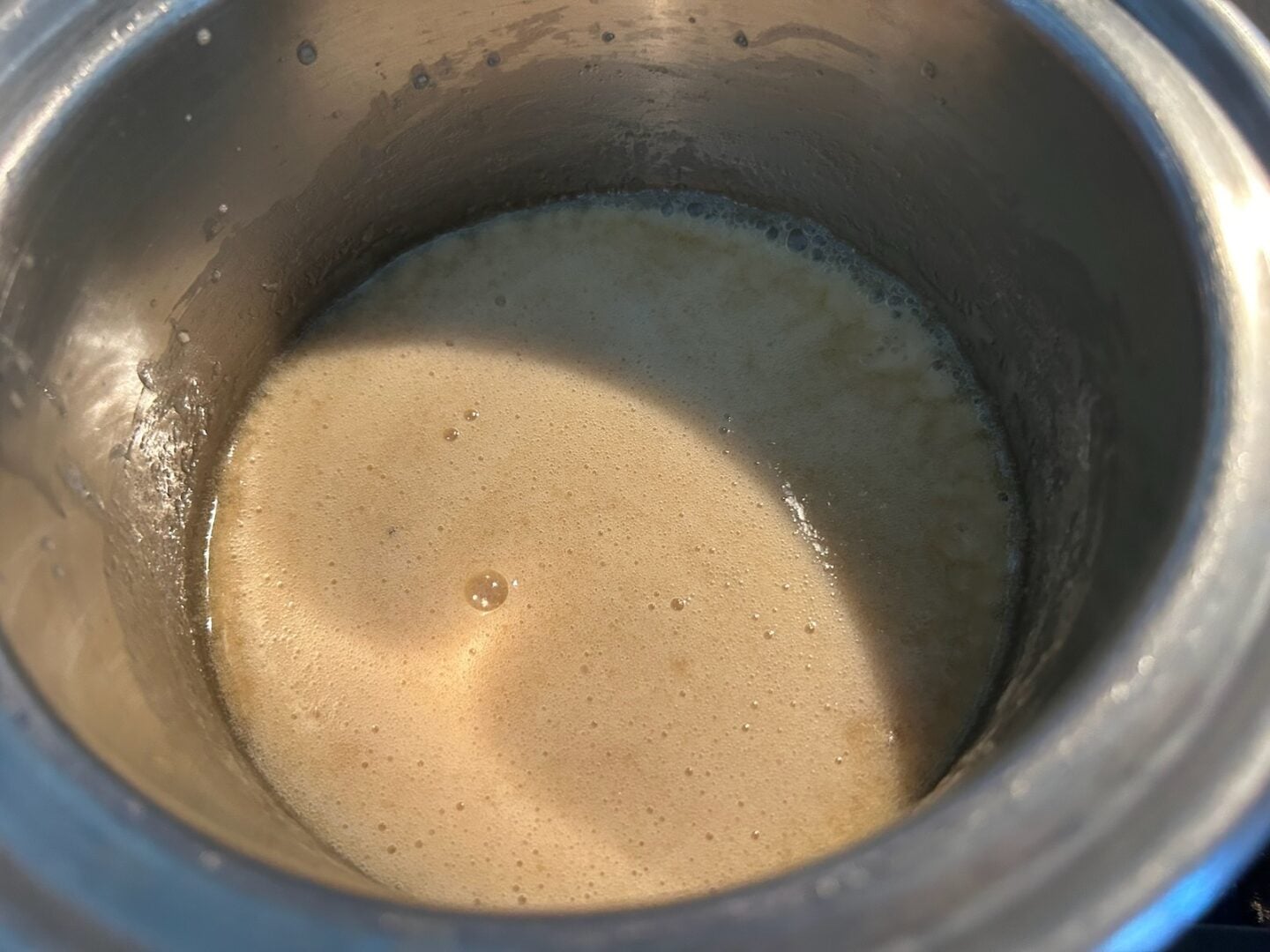 brown sugar glaze in pan