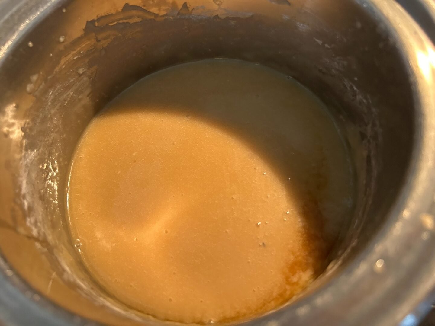 brown sugar glaze in pan