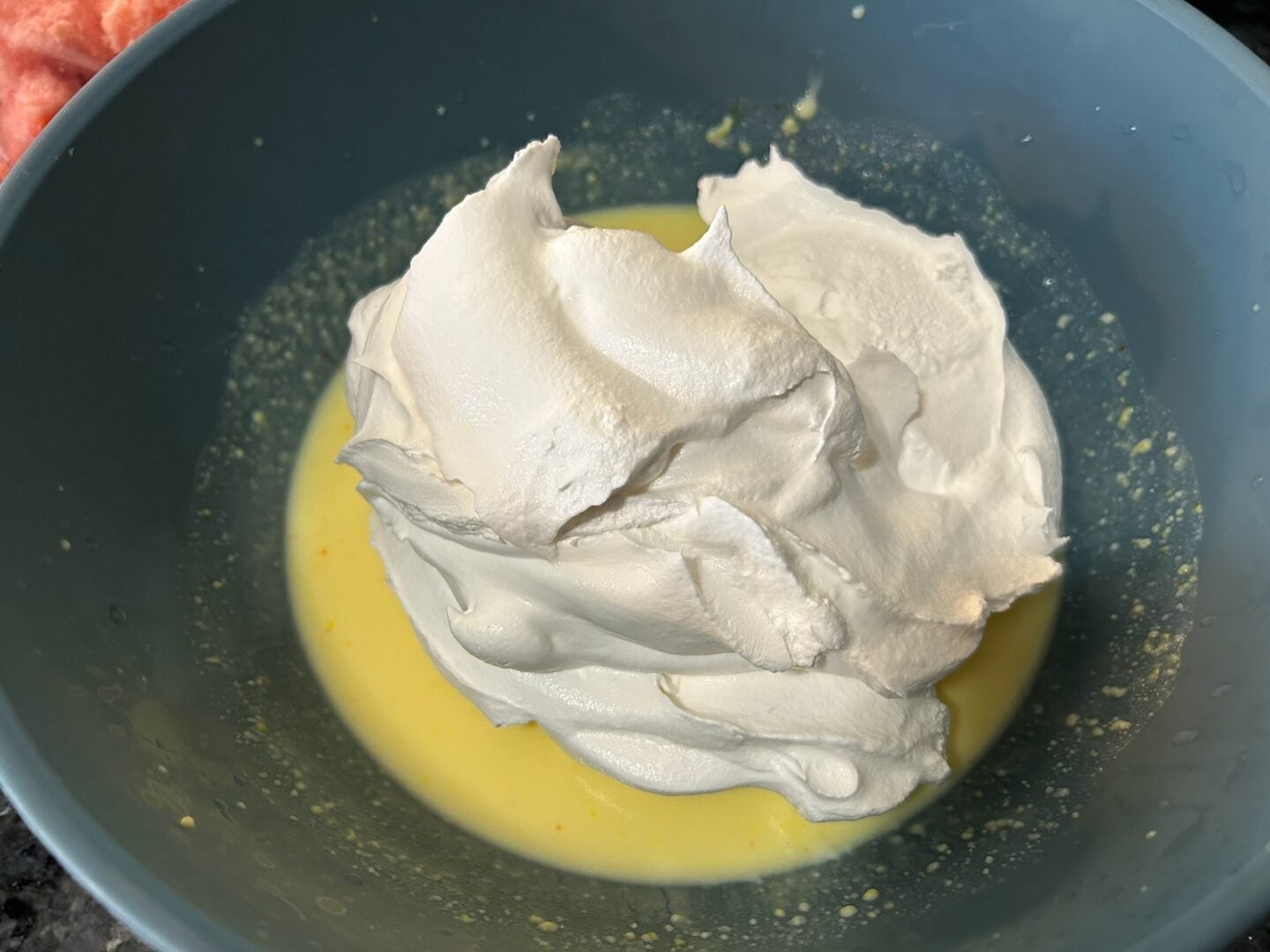 vanilla pudding with whipped cream