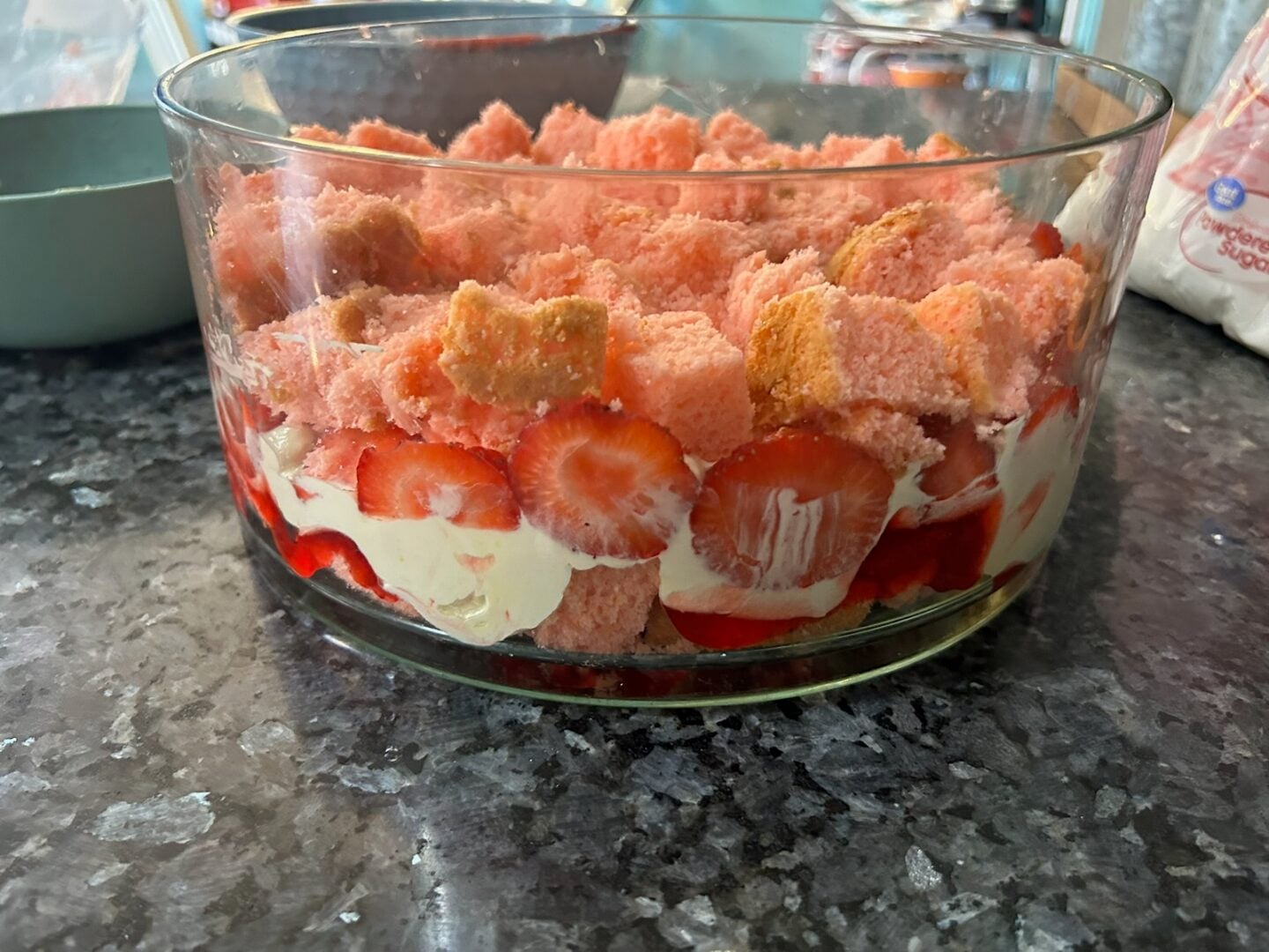strawberry trifle layers