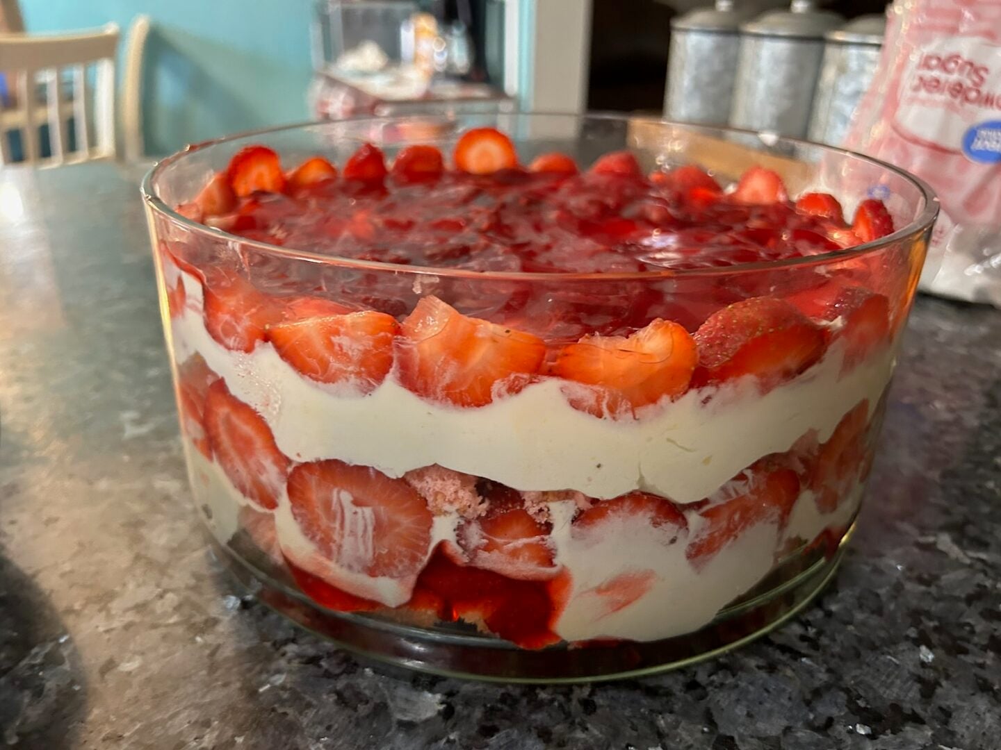 strawberry trifle layers