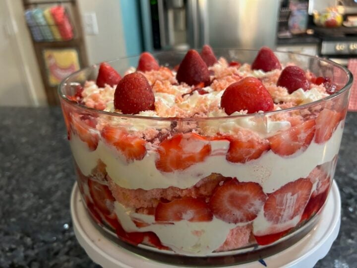 Strawberries and Cream trifle