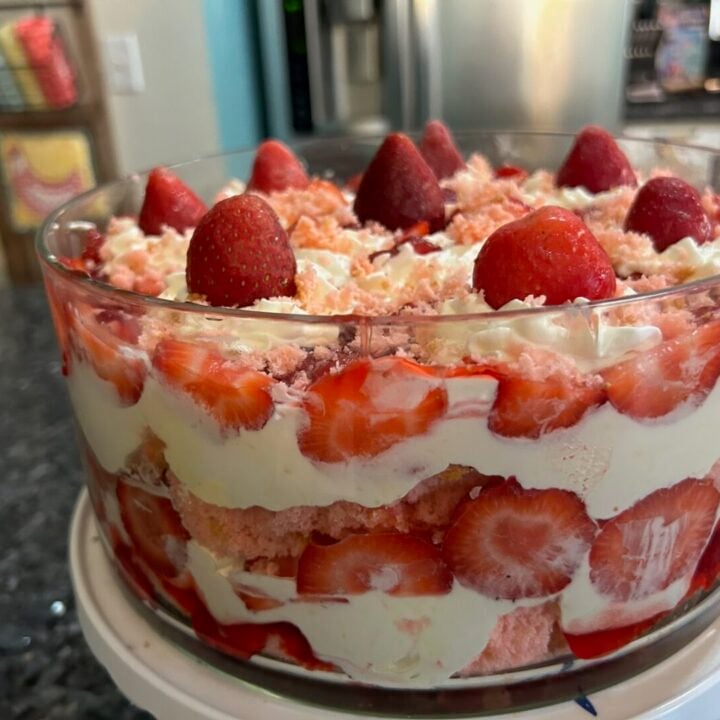 Strawberries and Cream Trifle