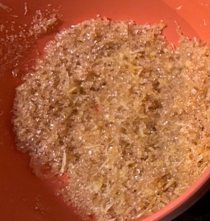 crunch lemon sugar topping