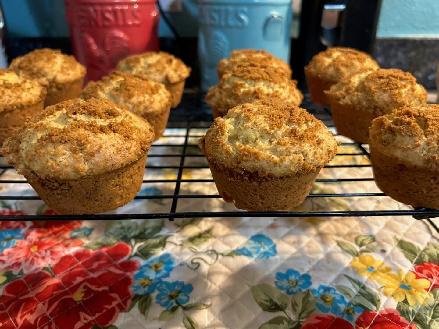 Easy Cookie Butter Crunch Muffins (Cake Mix Recipe)