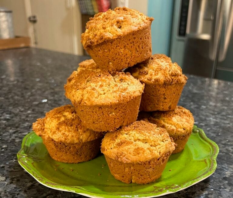 Easy Cookie Butter Crunch Muffins (Cake Mix Recipe)