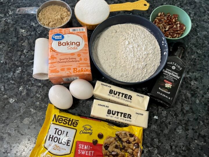 Classic Nestles Toll House Cookie ingredients
