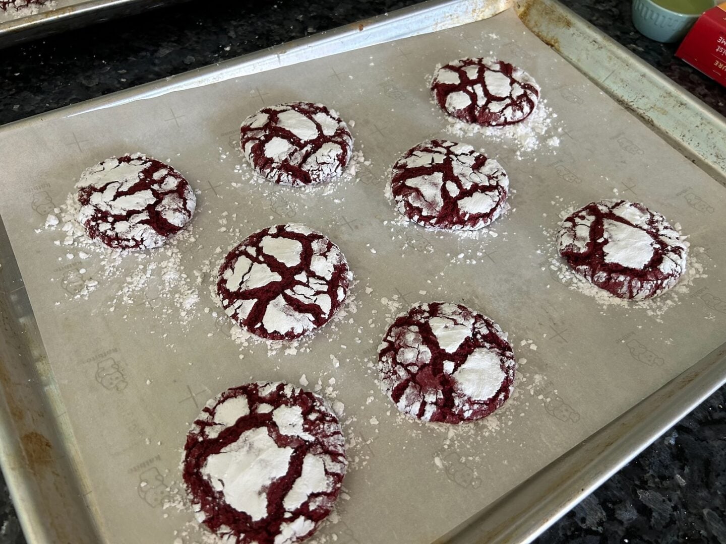 Red Velvet Crinkle Cookies (Cake Mix Recipe)