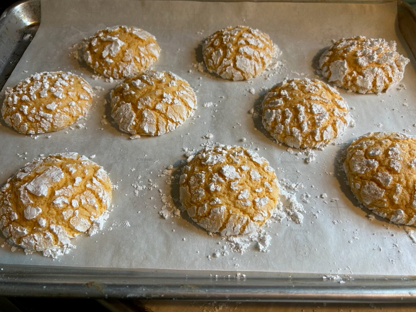 Easy Orange Crinkle Cookies (Cake Mix Recipe)