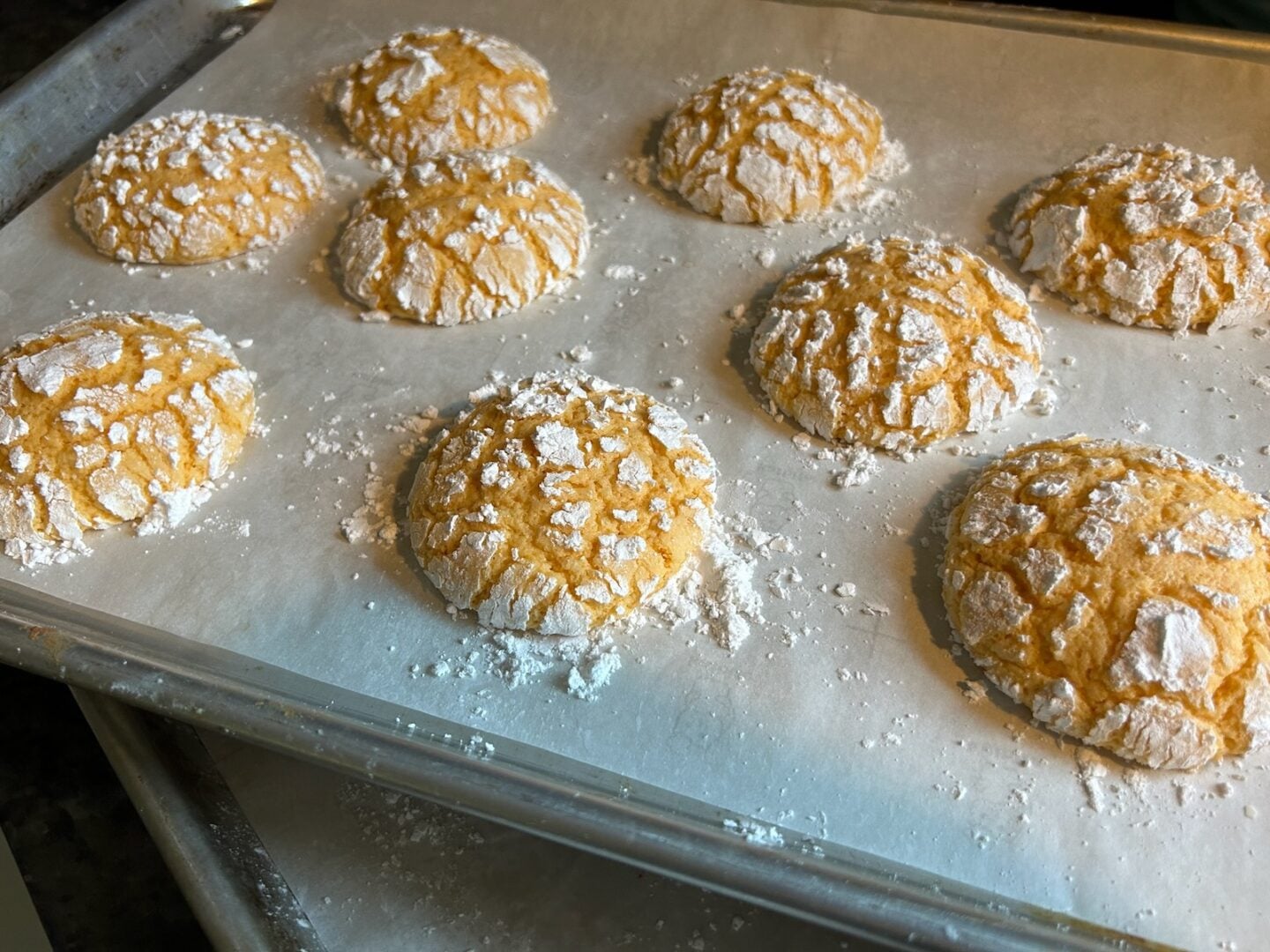 Easy Orange Crinkle Cookies (Cake Mix Recipe)