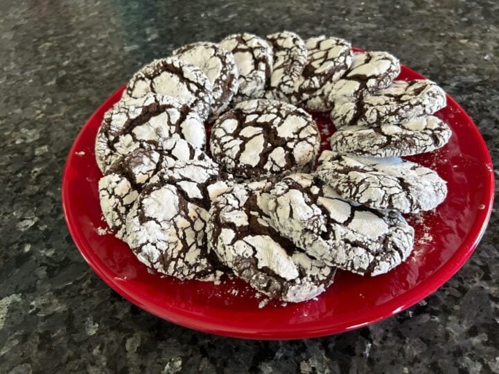 Easy Chocolate Crinkle Cookies (Cake Mix Recipe)