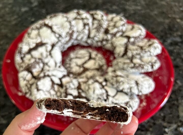 Easy Chocolate Crinkle Cookies (Cake Mix Recipe)