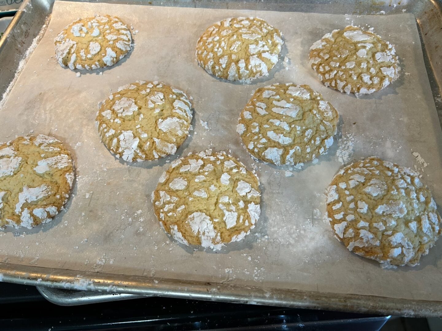 Easy Golden Butter Crinkle Cookies (Cake Mix Recipe)