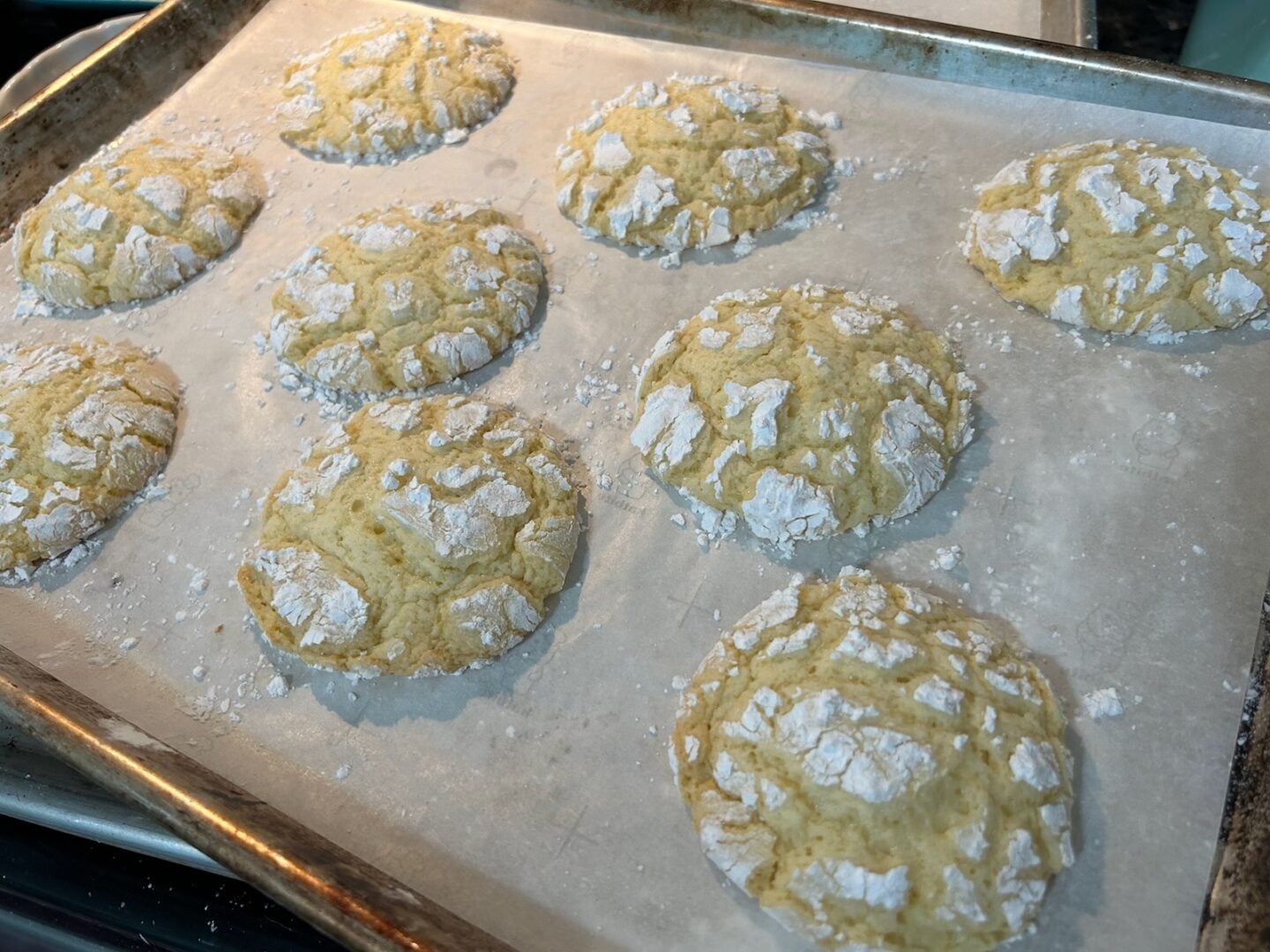 Easy Golden Butter Crinkle Cookies (Cake Mix Recipe)