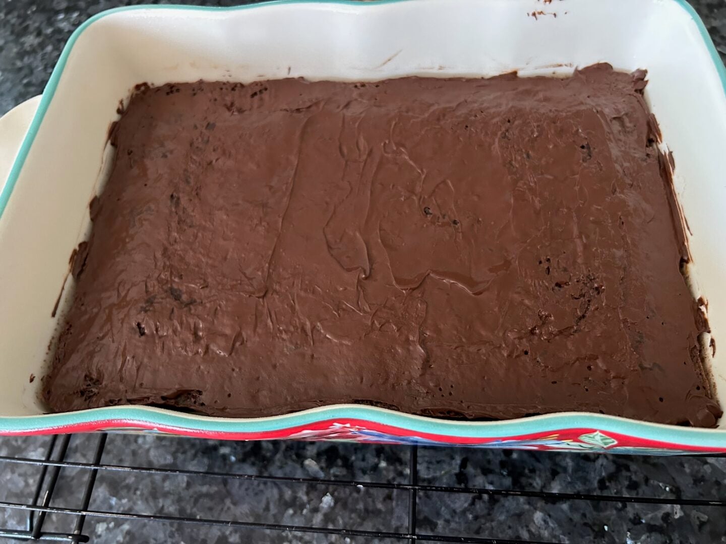 Banana Bread Brownies (Easy Brownie Mix Recipe) with ganache