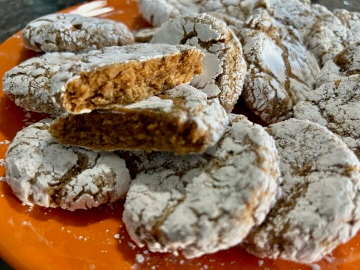 Pumpkin Spice Crinkle Cookies (Easy Cake Mix Recipe)