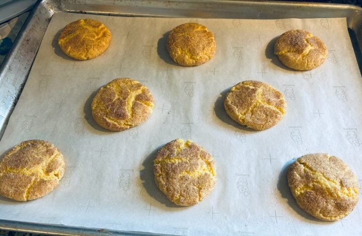Easy Cake Mix Snickerdoodles (Cinnamon Sugar Crinkle Cookies)