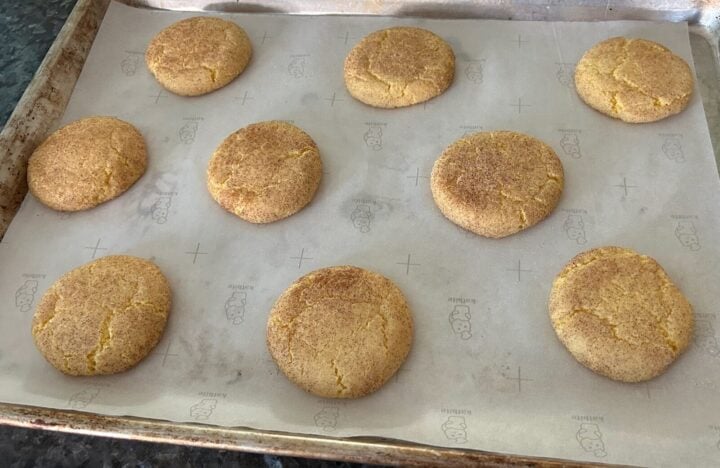 Easy Cake Mix Snickerdoodles (Cinnamon Sugar Crinkle Cookies)