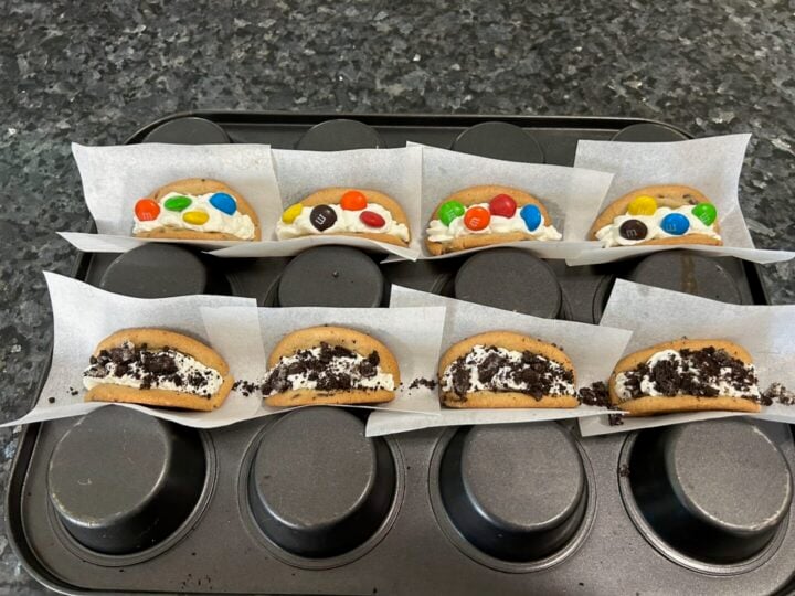 Easy Chocolate Chip Cookie Tacos