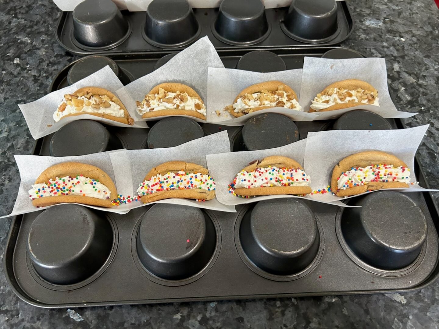 Easy Chocolate Chip Cookie Tacos