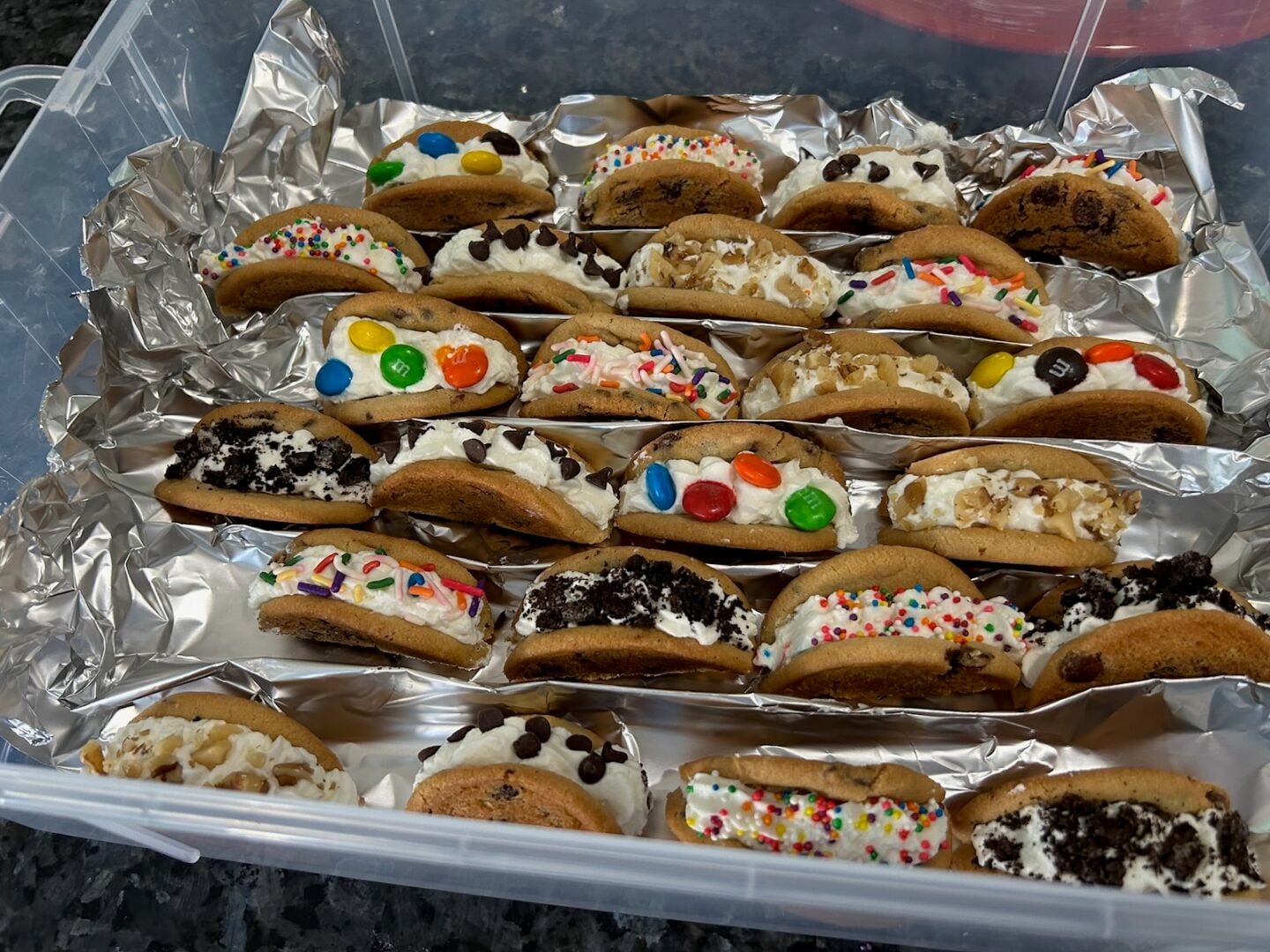 Easy Chocolate Chip Cookie Tacos