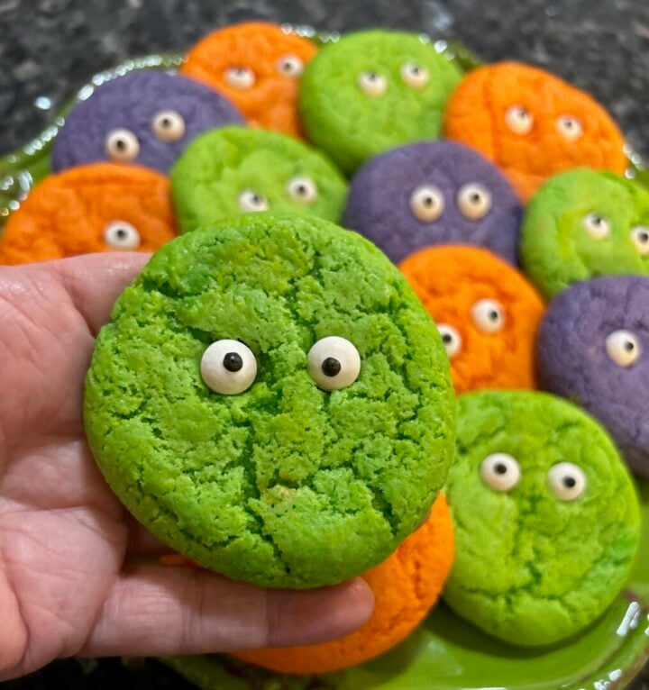 Easy Cake Mix Monster Cookies
