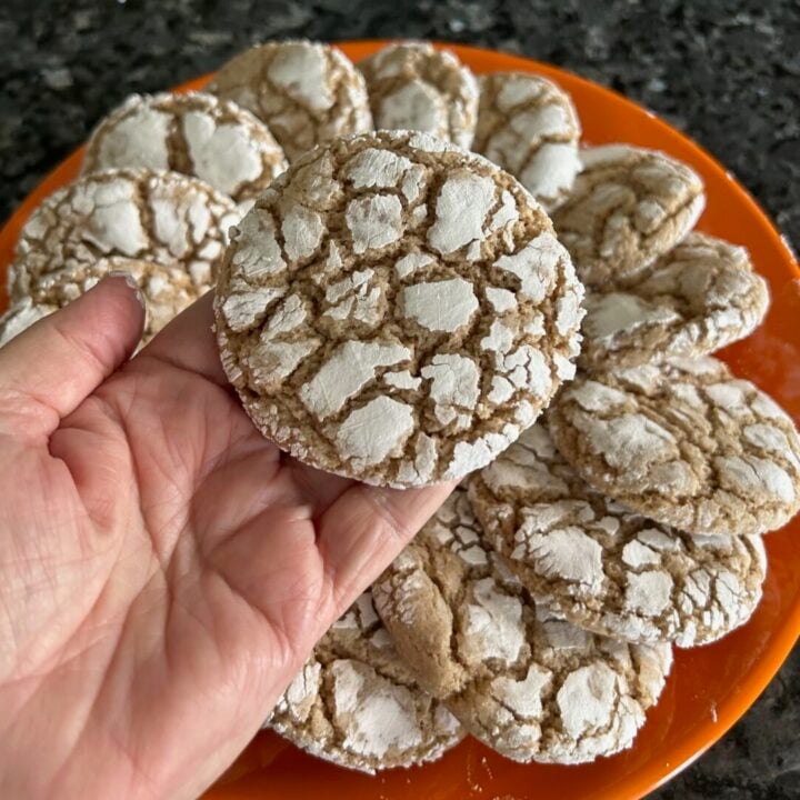 Easy Spice Cake Mix Crinkle Cookies