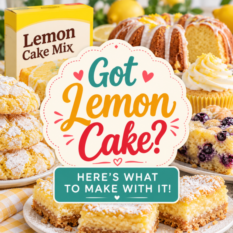 Got a Box of Lemon Cake Mix? Here’s What to Make With It