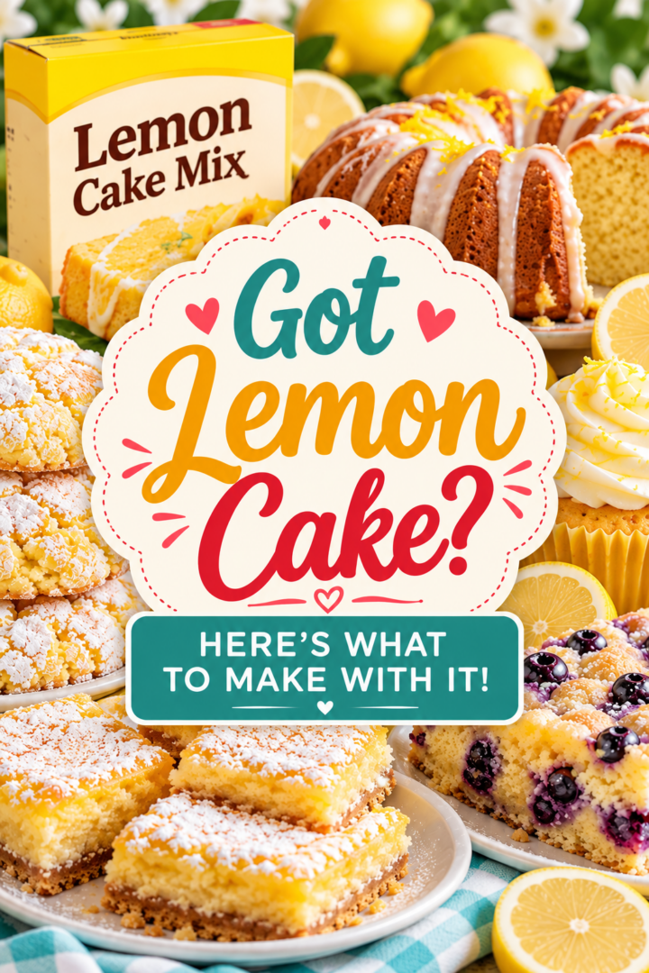 Got a box of lemon cake mix? Here's what to make with it!