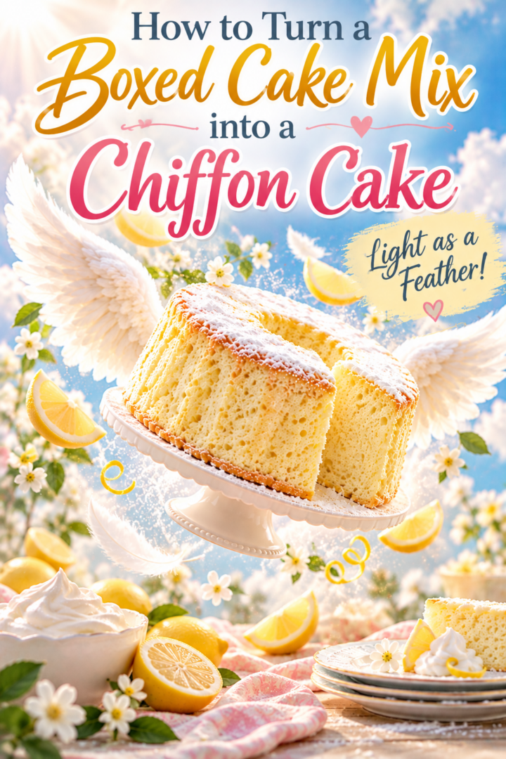 How to Turn a Boxed Cake Mix into a Chiffon Cake