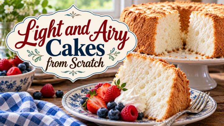 light and airy cakes from scratch