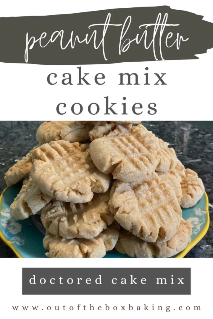 peanut butter cake mix cookies