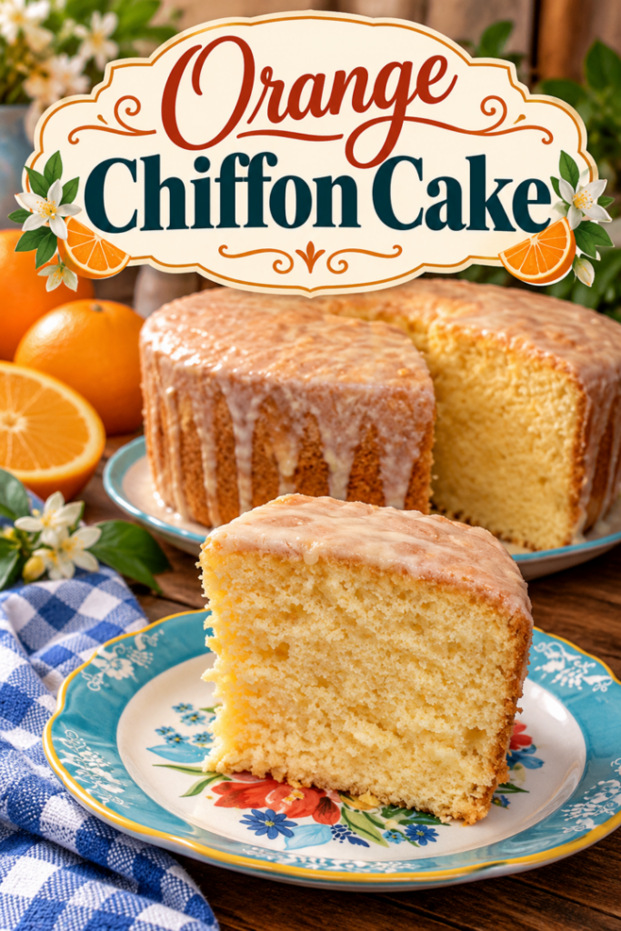 orange chiffon cake