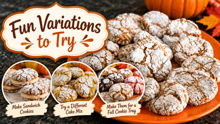 pumpkin cookie variations