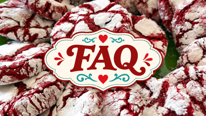 Red Velvet Crinkle Cookies (Cake Mix Recipe)
