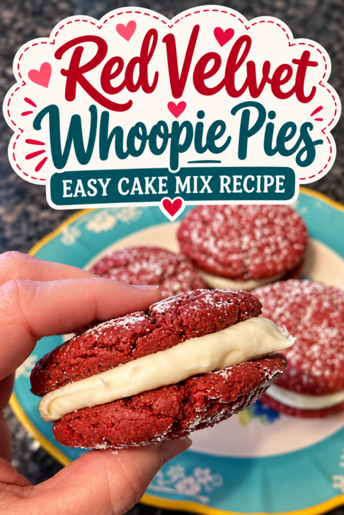 red velvet whoopie pies