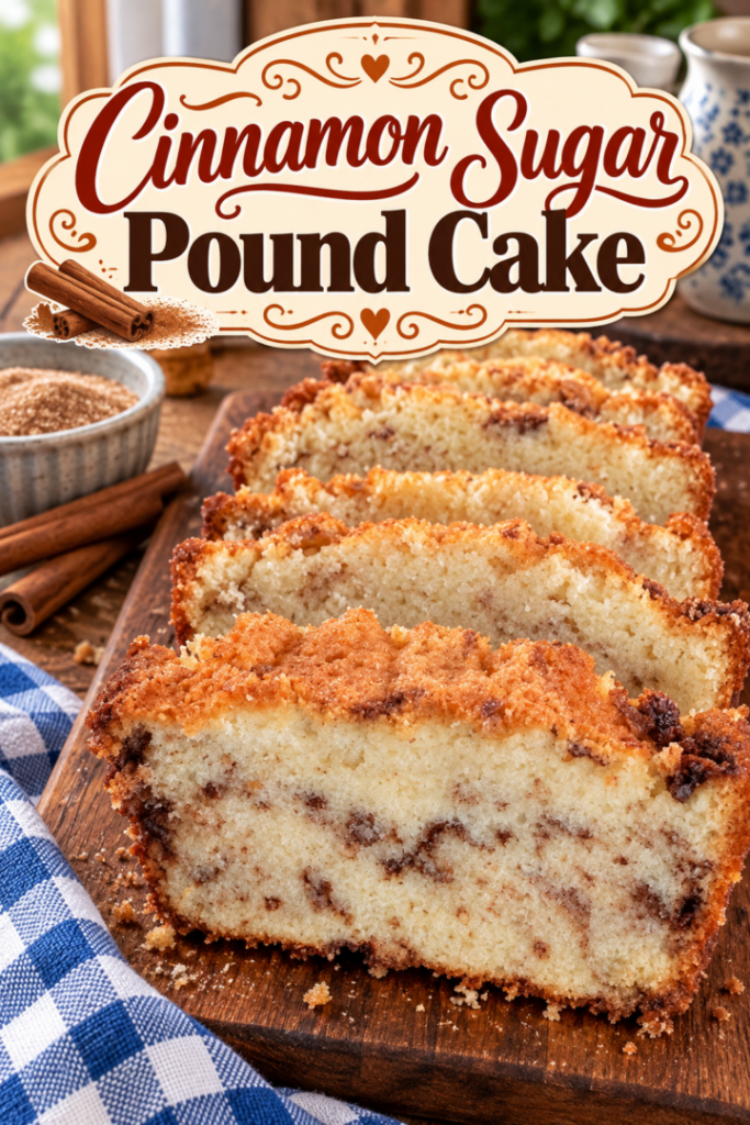 cinnamon sugar pound cake