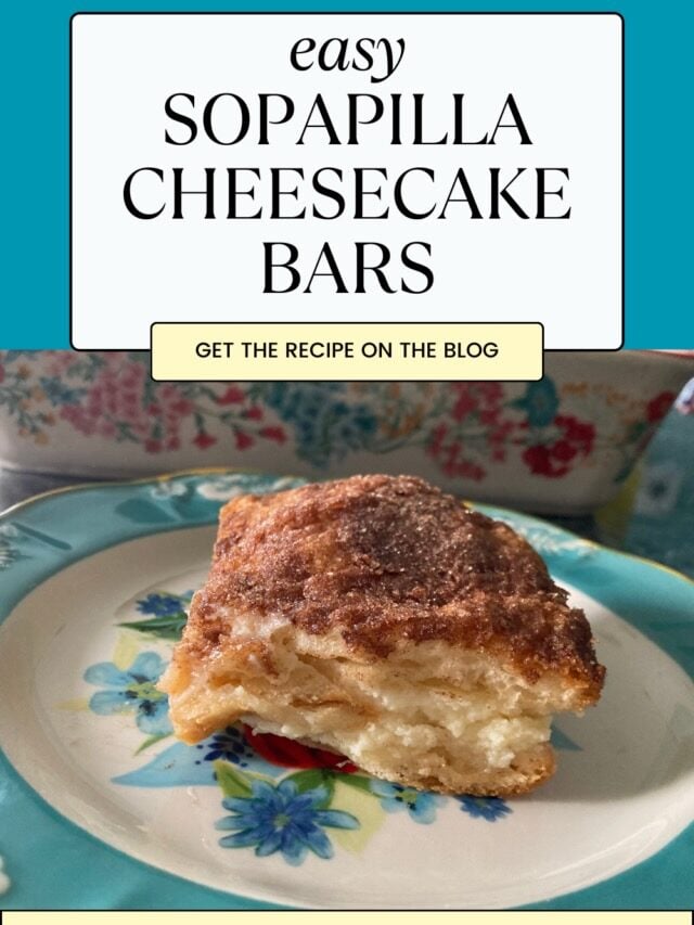 Sopapilla cheesecake bars
