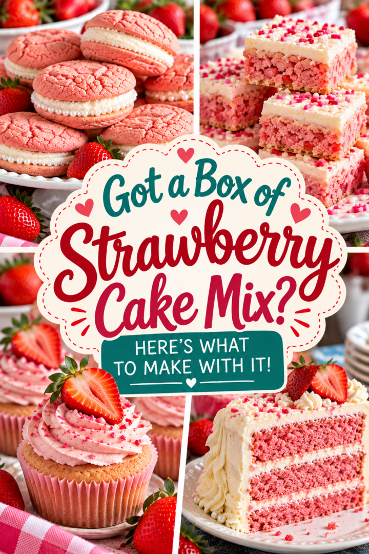 strawberry cake mix