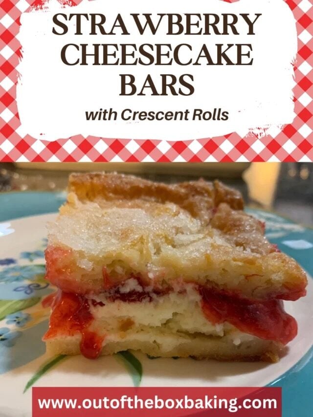 strawberry cheesecake bars with crescent rolls