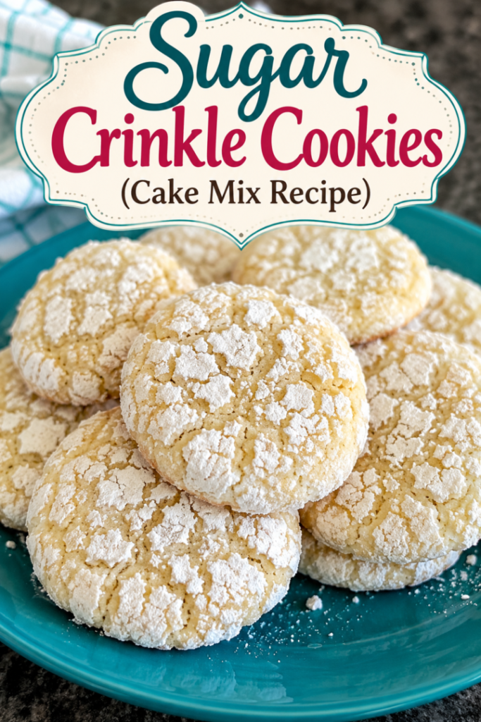 Sugar Crinkle Cookies