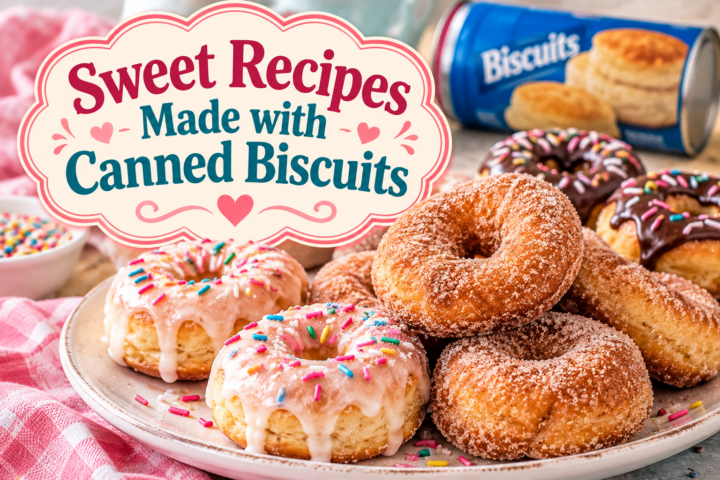 sweet recipes made with canned biscuits